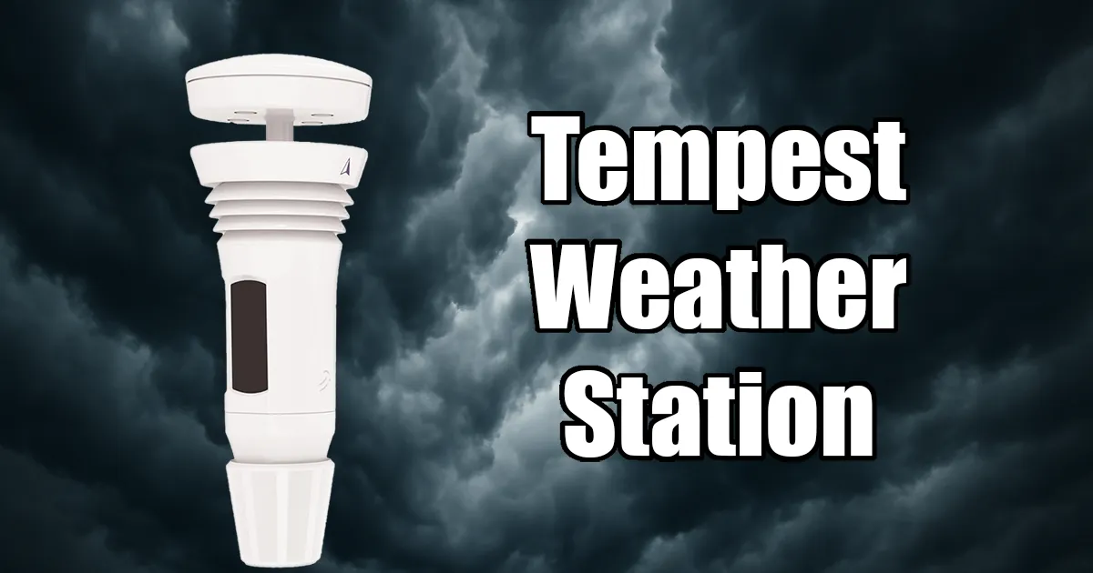 Tempest weather station