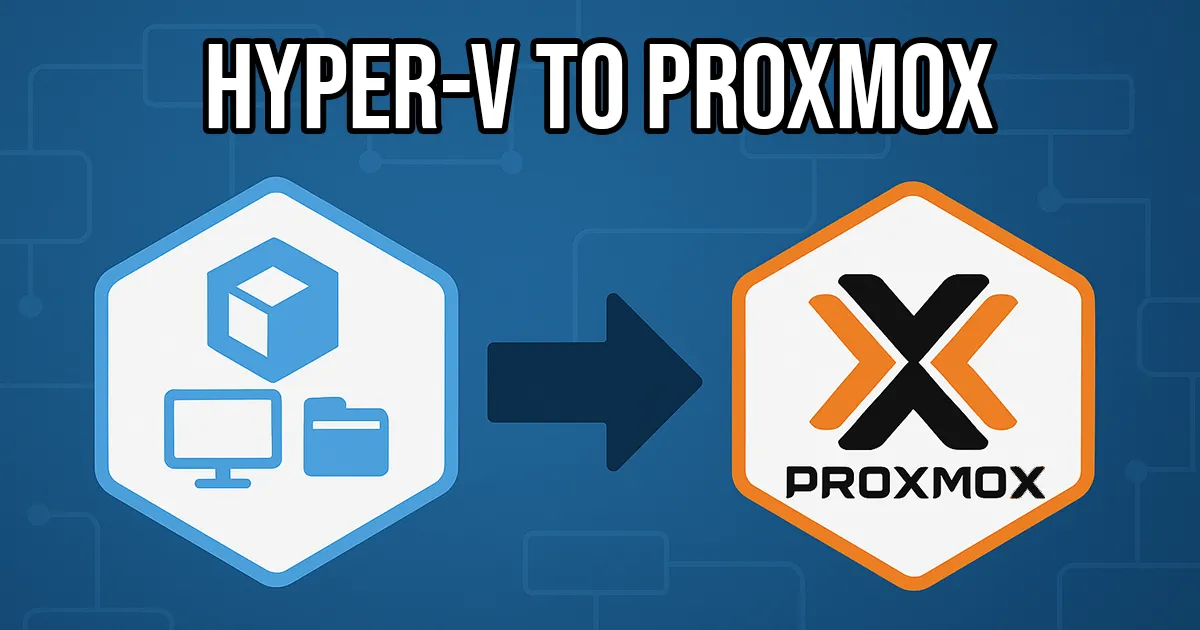Migrating a Windows VM from Hyper-V to Proxmox